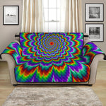 Psychedelic Expansion Optical Illusion Loveseat Protector