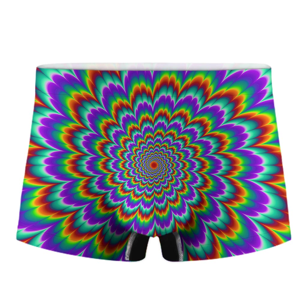 Psychedelic Expansion Optical Illusion Men's Boxer Briefs
