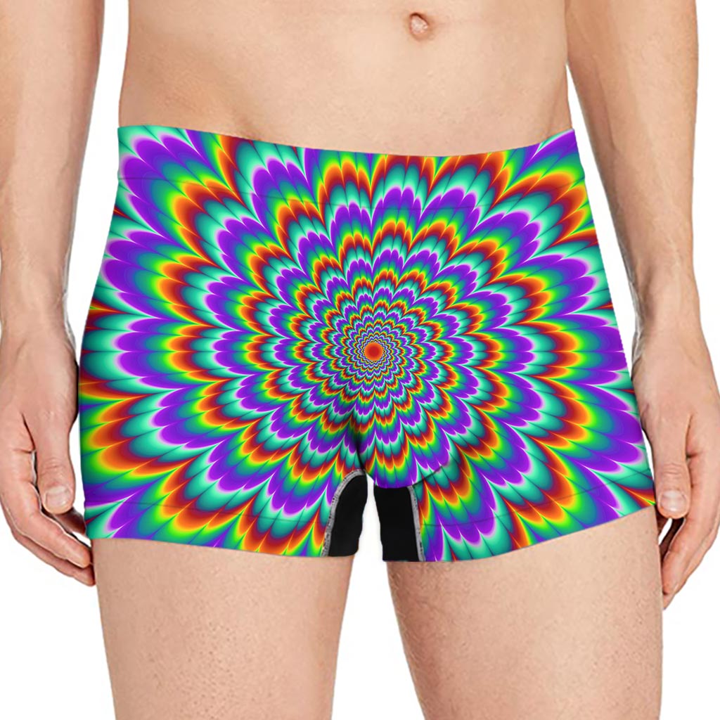 Psychedelic Expansion Optical Illusion Men's Boxer Briefs