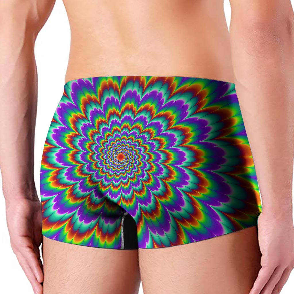 Psychedelic Expansion Optical Illusion Men's Boxer Briefs