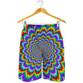 Psychedelic Expansion Optical Illusion Men's Shorts