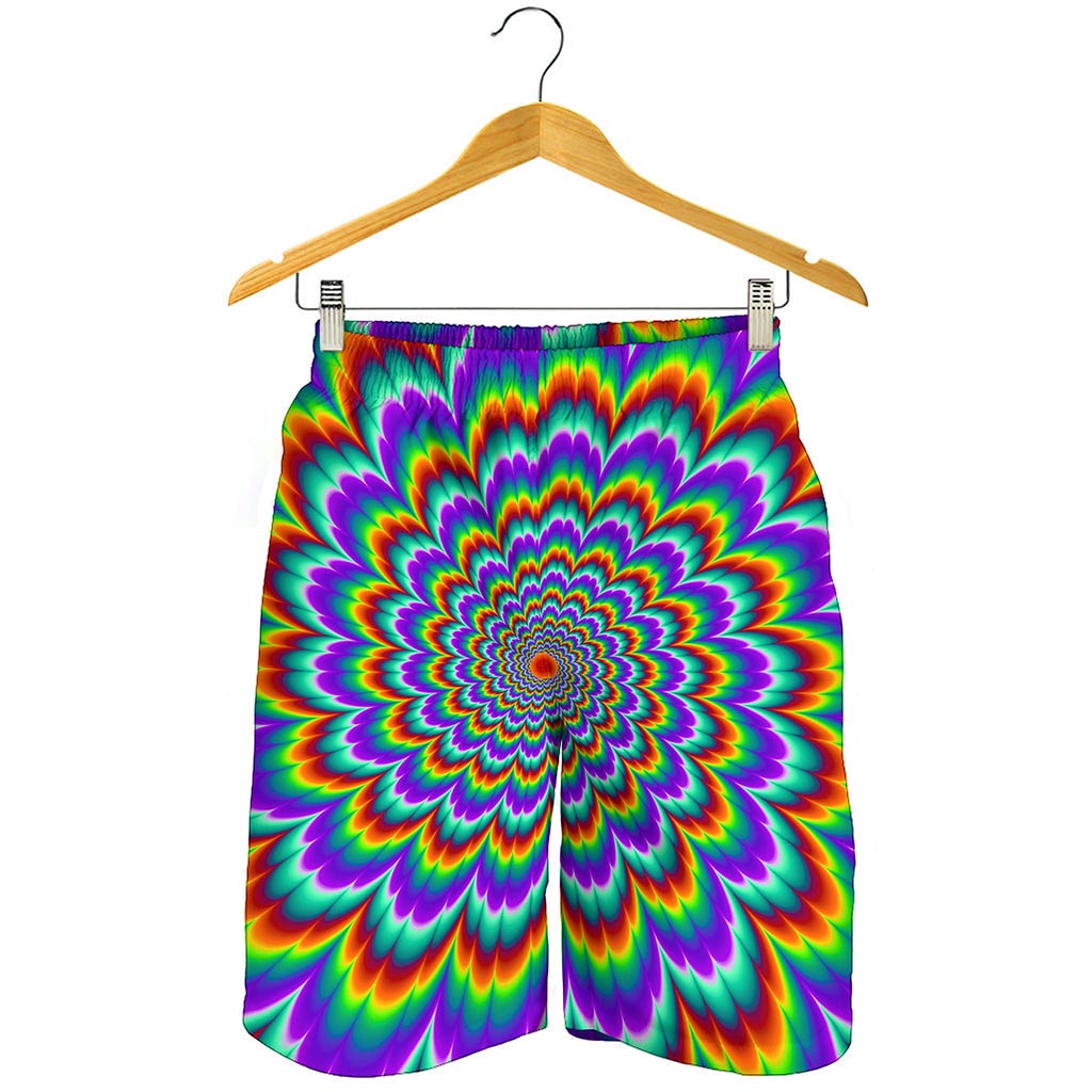 Psychedelic Expansion Optical Illusion Men's Shorts