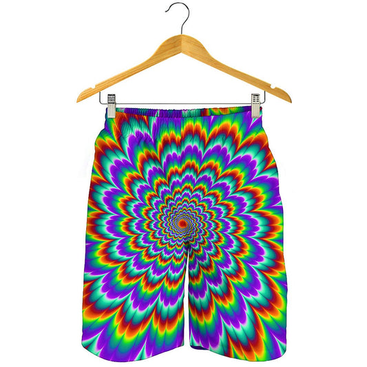Psychedelic Expansion Optical Illusion Men's Shorts