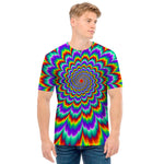 Psychedelic Expansion Optical Illusion Men's T-Shirt