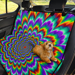 Psychedelic Expansion Optical Illusion Pet Car Back Seat Cover