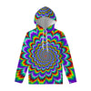 Psychedelic Expansion Optical Illusion Pullover Hoodie