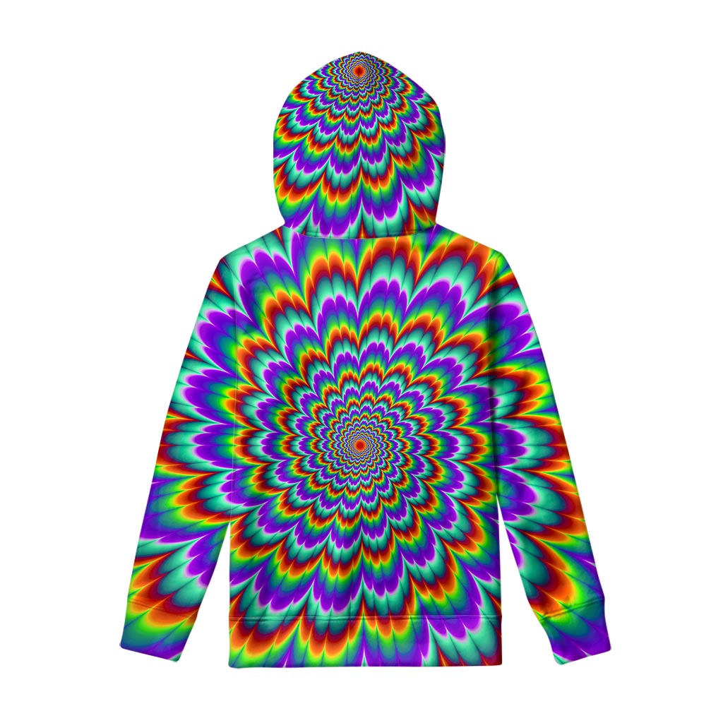 Psychedelic Expansion Optical Illusion Pullover Hoodie