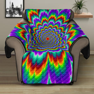 Psychedelic Expansion Optical Illusion Recliner Protector