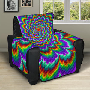 Psychedelic Expansion Optical Illusion Recliner Protector