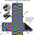 Psychedelic Expansion Optical Illusion Recliner Protector