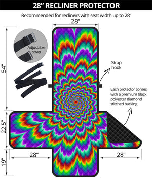 Psychedelic Expansion Optical Illusion Recliner Protector