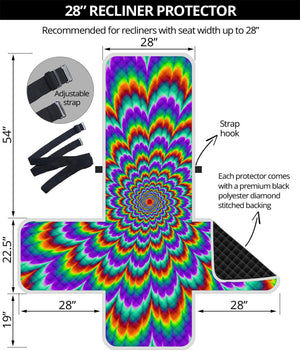 Psychedelic Expansion Optical Illusion Recliner Protector