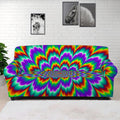 Psychedelic Expansion Optical Illusion Sofa Cover