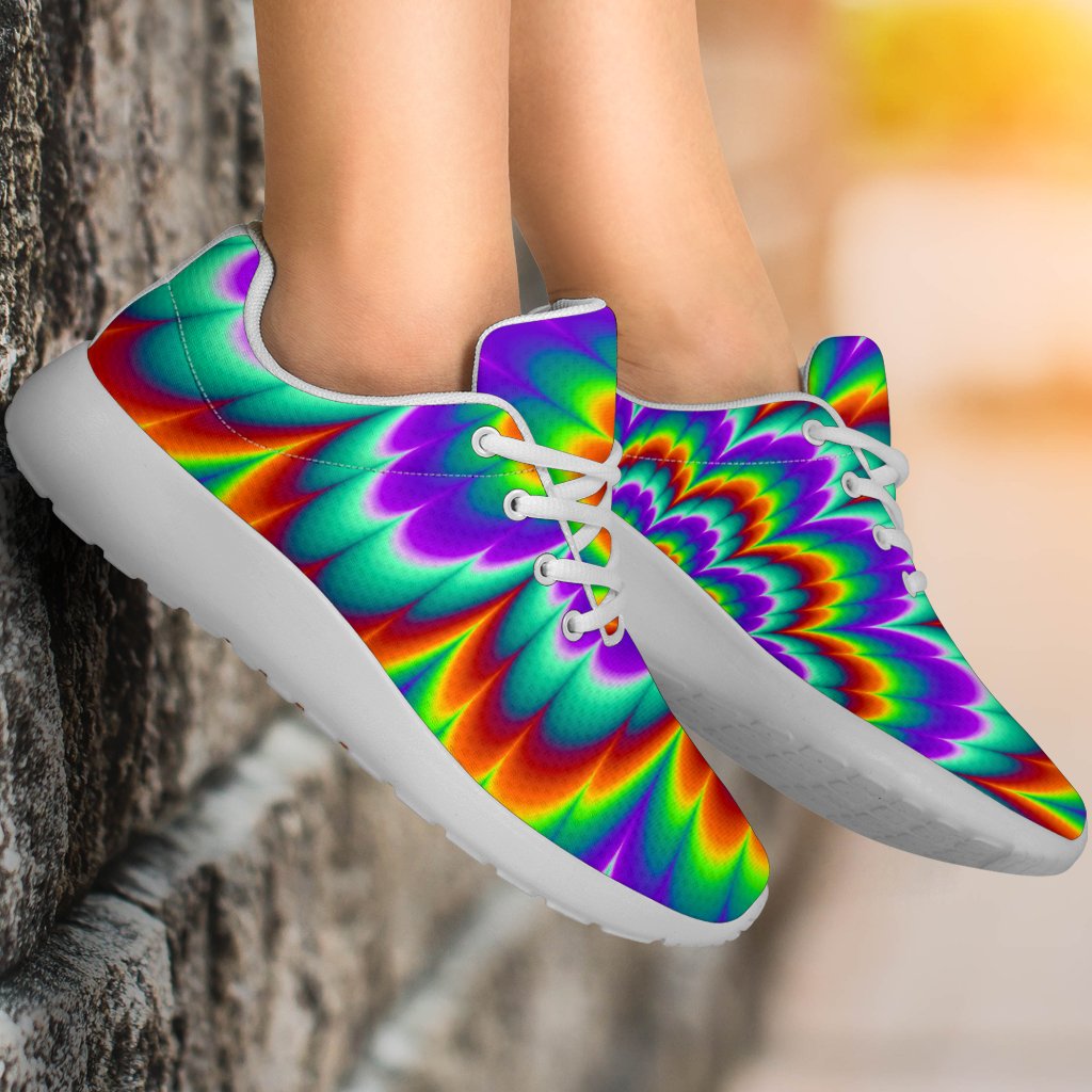 Psychedelic Expansion Optical Illusion Sport Shoes GearFrost