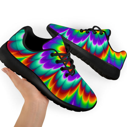 Psychedelic Expansion Optical Illusion Sport Shoes GearFrost