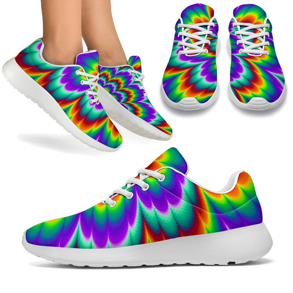 Psychedelic Expansion Optical Illusion Sport Shoes GearFrost