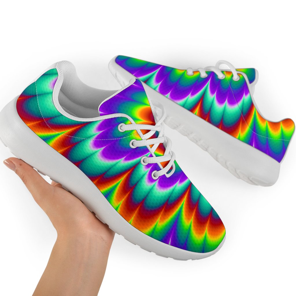 Psychedelic Expansion Optical Illusion Sport Shoes GearFrost