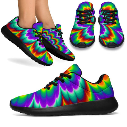 Psychedelic Expansion Optical Illusion Sport Shoes GearFrost