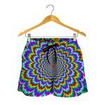 Psychedelic Expansion Optical Illusion Women's Shorts
