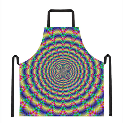 Psychedelic Explosion Optical Illusion Apron