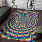 Psychedelic Explosion Optical Illusion Area Rug GearFrost