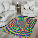 Psychedelic Explosion Optical Illusion Area Rug GearFrost