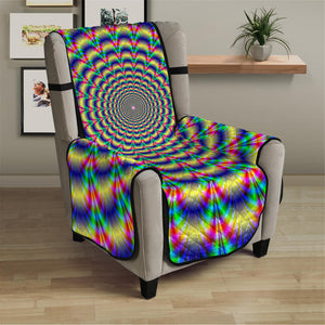 Psychedelic Explosion Optical Illusion Armchair Protector