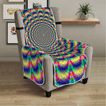 Psychedelic Explosion Optical Illusion Armchair Protector