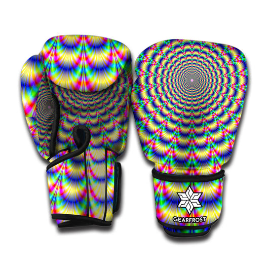 Psychedelic Explosion Optical Illusion Boxing Gloves