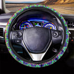 Psychedelic Explosion Optical Illusion Car Steering Wheel Cover