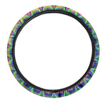 Psychedelic Explosion Optical Illusion Car Steering Wheel Cover
