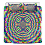 Psychedelic Explosion Optical Illusion Duvet Cover Bedding Set