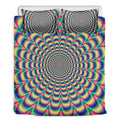 Psychedelic Explosion Optical Illusion Duvet Cover Bedding Set