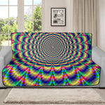 Psychedelic Explosion Optical Illusion Futon Protector