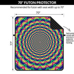 Psychedelic Explosion Optical Illusion Futon Protector