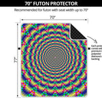 Psychedelic Explosion Optical Illusion Futon Protector