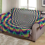 Psychedelic Explosion Optical Illusion Loveseat Protector