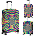 Psychedelic Explosion Optical Illusion Luggage Cover GearFrost