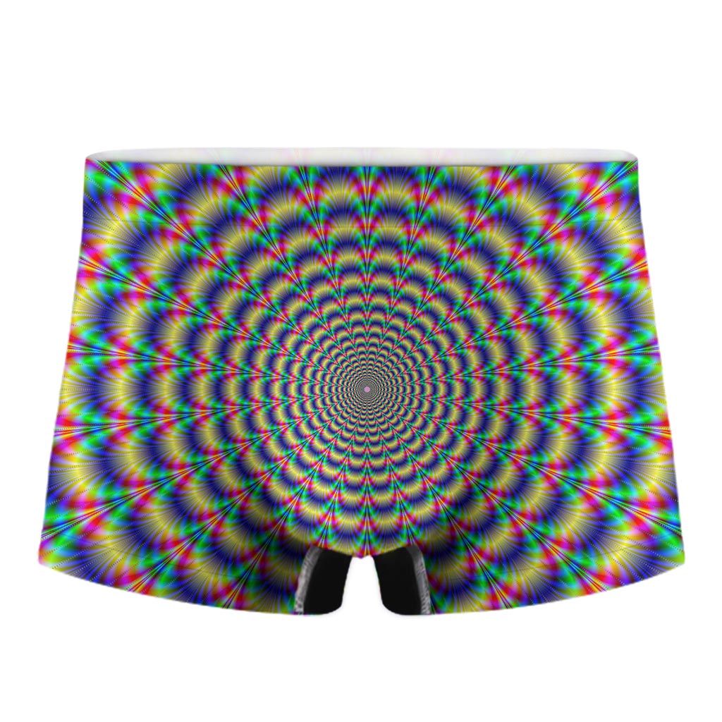 Psychedelic Explosion Optical Illusion Men's Boxer Briefs