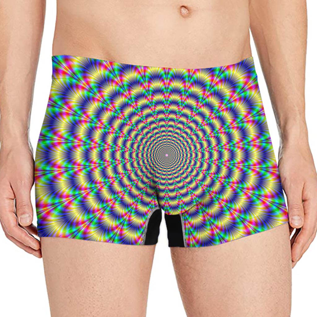 Psychedelic Explosion Optical Illusion Men's Boxer Briefs