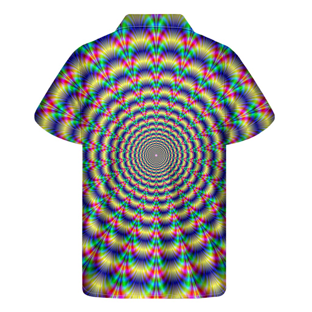 Psychedelic Explosion Optical Illusion Men's Short Sleeve Shirt