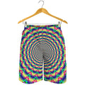 Psychedelic Explosion Optical Illusion Men's Shorts