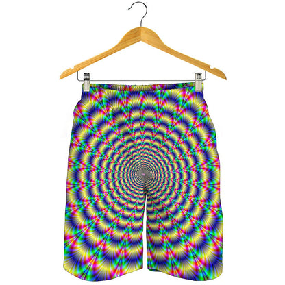 Psychedelic Explosion Optical Illusion Men's Shorts