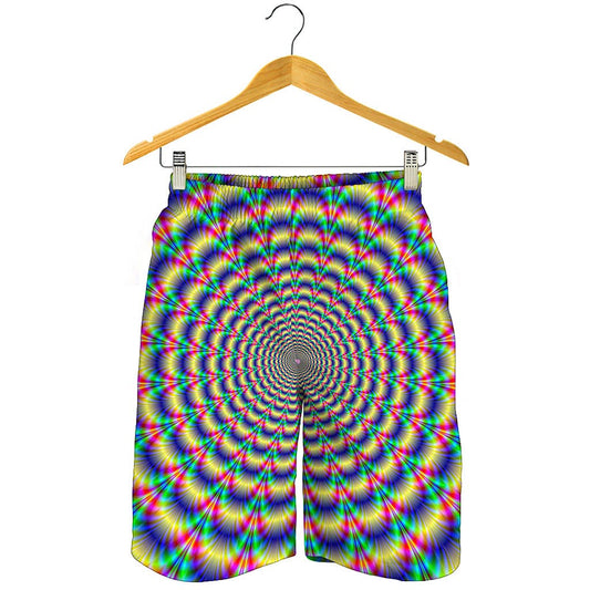 Psychedelic Explosion Optical Illusion Men's Shorts