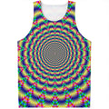 Psychedelic Explosion Optical Illusion Men's Tank Top