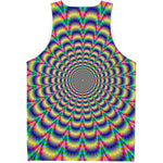 Psychedelic Explosion Optical Illusion Men's Tank Top