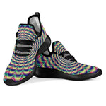Psychedelic Explosion Optical Illusion Mesh Knit Shoes GearFrost