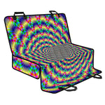 Psychedelic Explosion Optical Illusion Pet Car Back Seat Cover