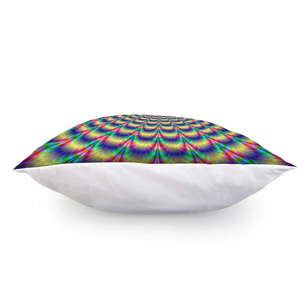 Psychedelic Explosion Optical Illusion Pillow Cover