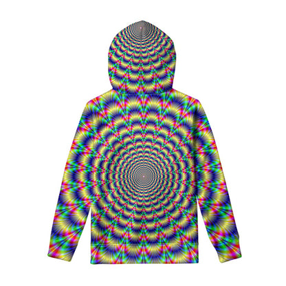 Psychedelic Explosion Optical Illusion Pullover Hoodie
